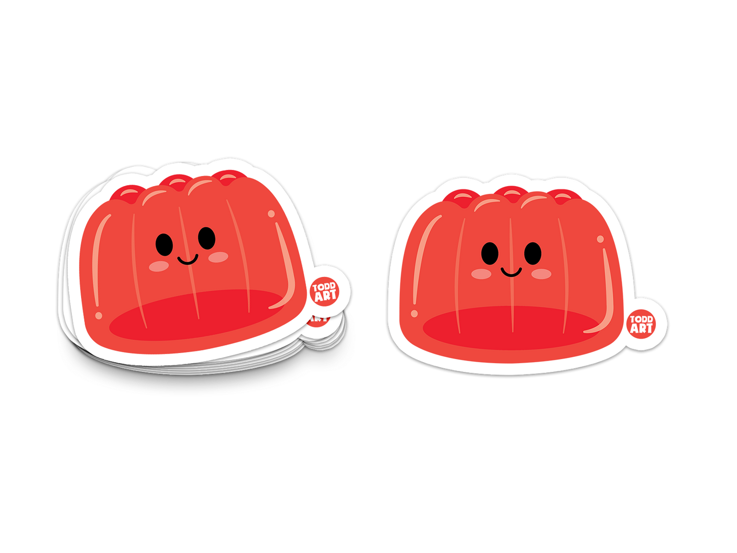 Jello - 3" Art Sticker