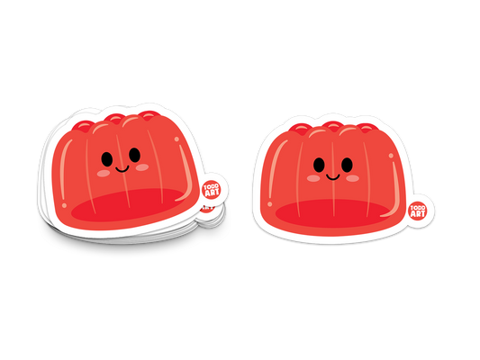Jello - 3" Art Sticker
