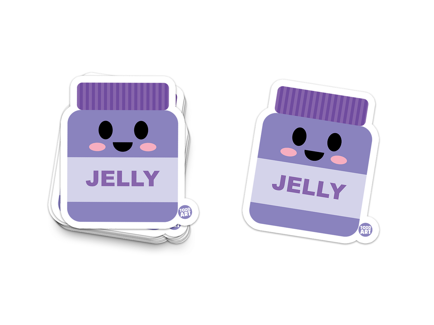 Jelly - 3" Art Sticker