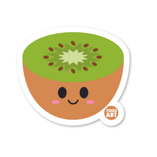 Kiwi - 3" Art Sticker
