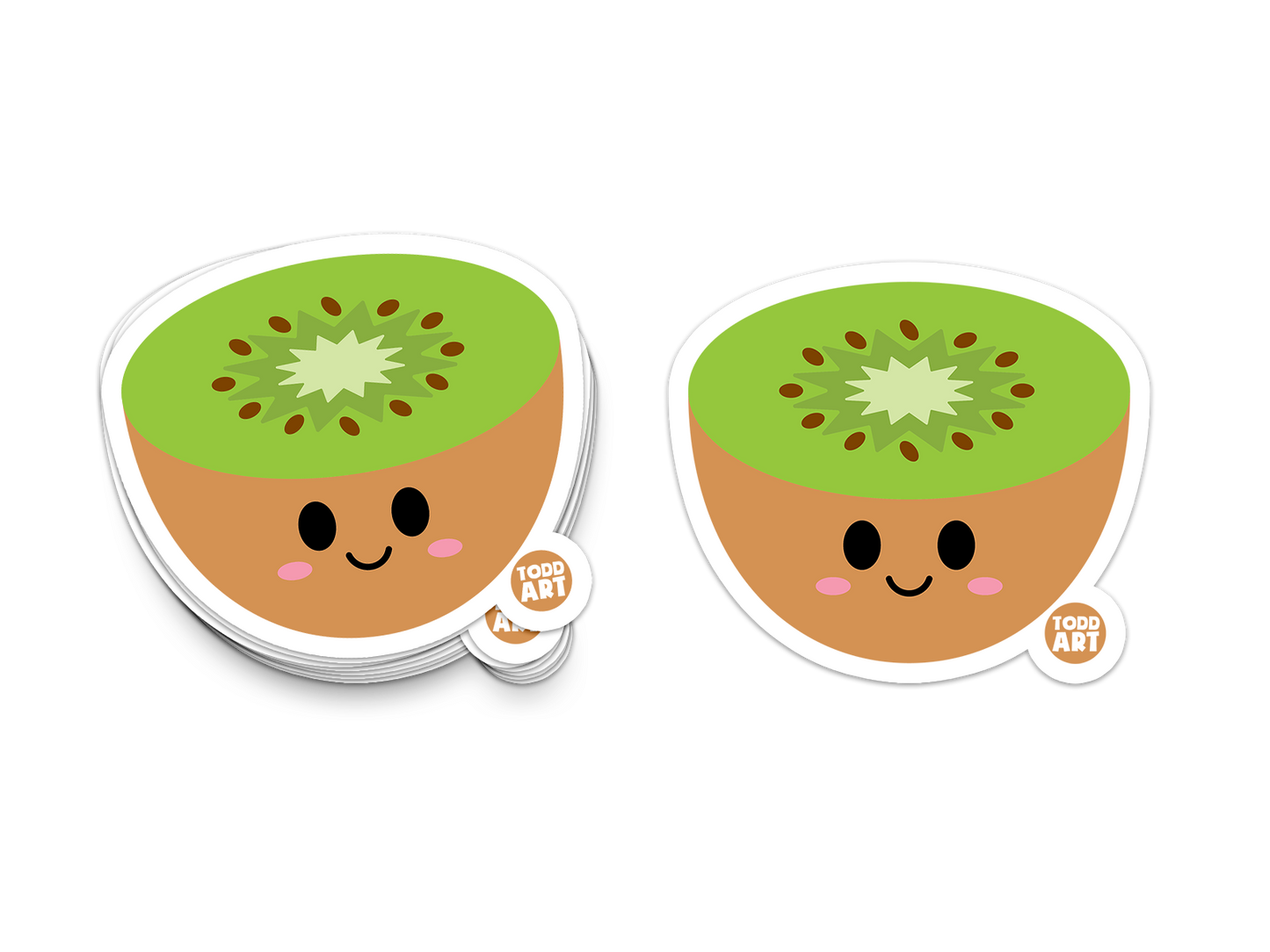 Kiwi - 3" Art Sticker