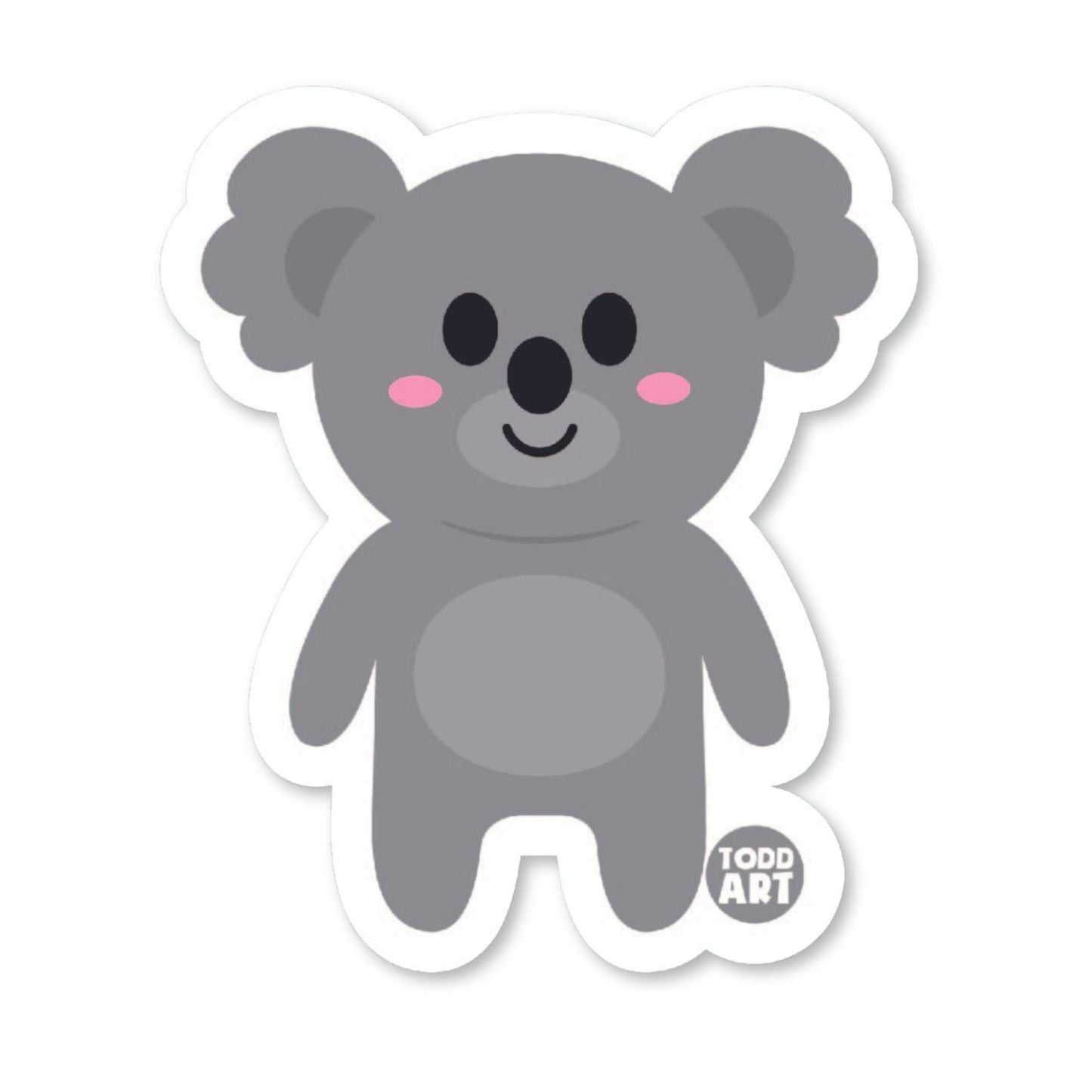 Koala Bear - 3" Art Sticker