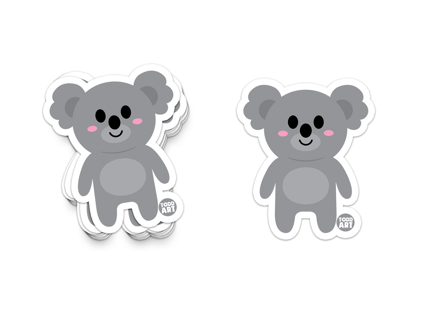 Koala Bear - 3" Art Sticker