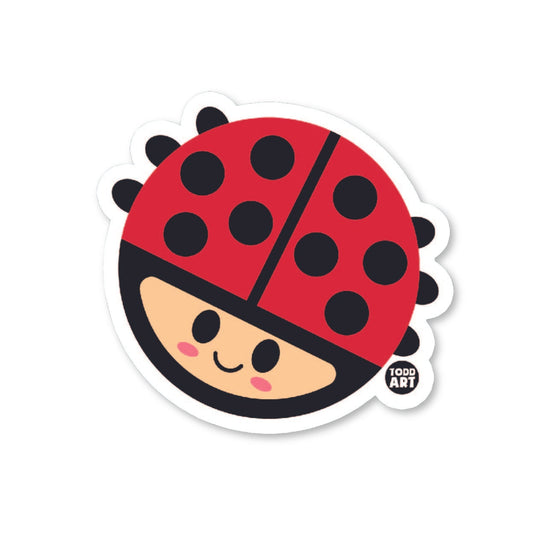 Ladybug - 3" Art Sticker