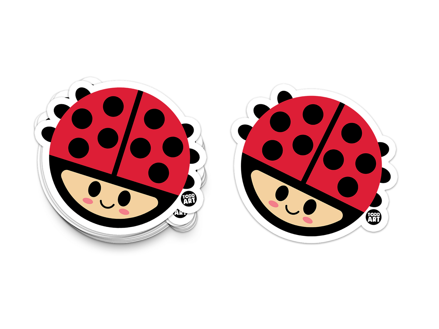 Ladybug - 3" Art Sticker