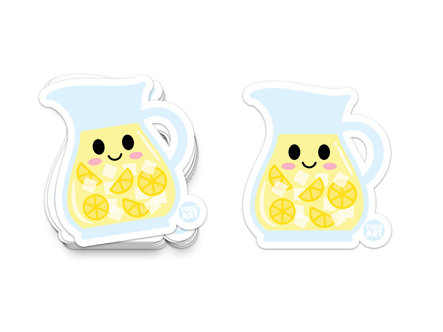 Lemonade Jar - 3" Art Sticker