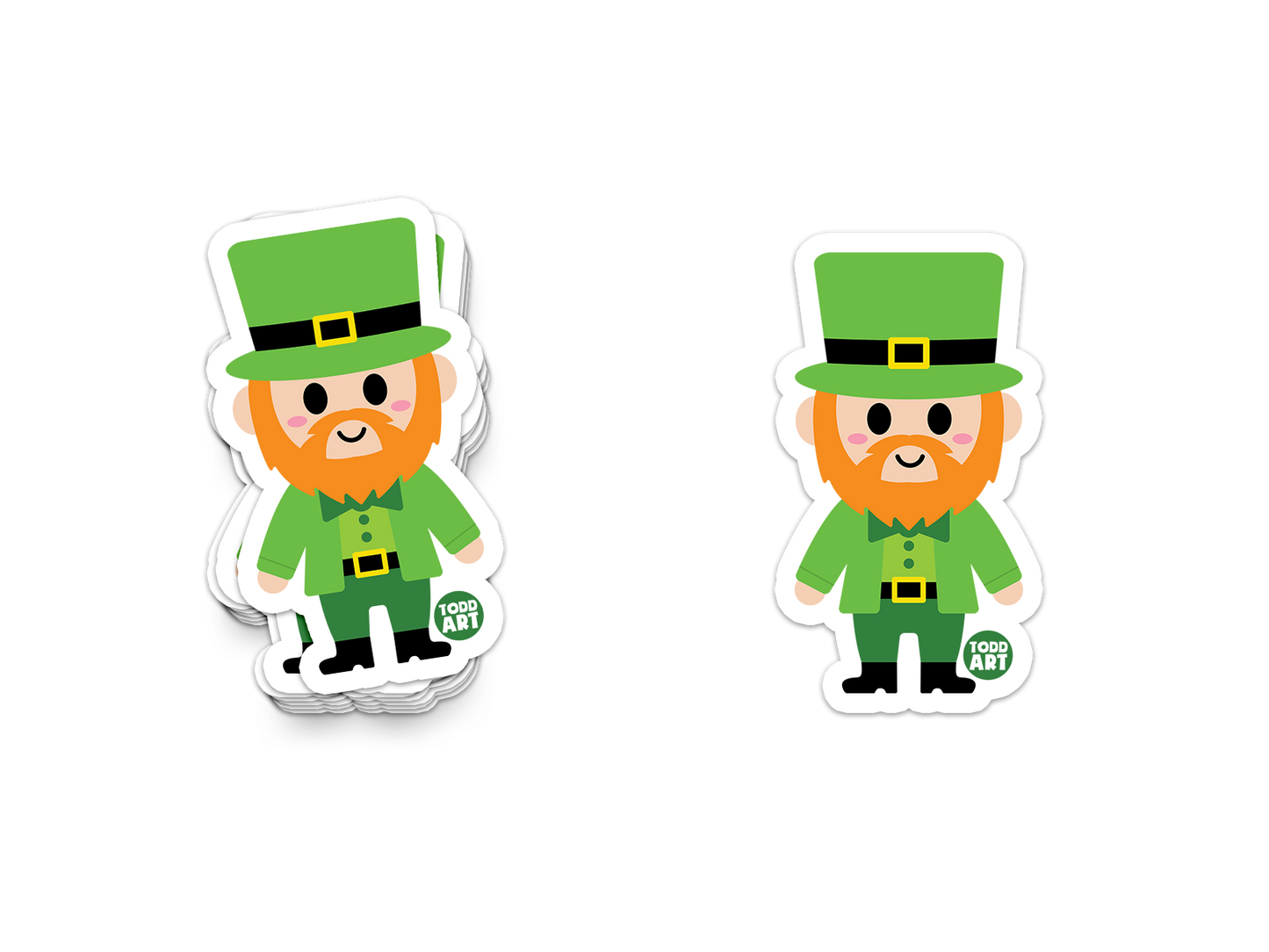 Leprechaun - 3" Art Sticker