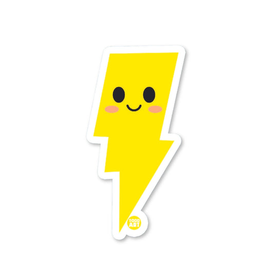 Lightning Bolt - 3" Art Sticker