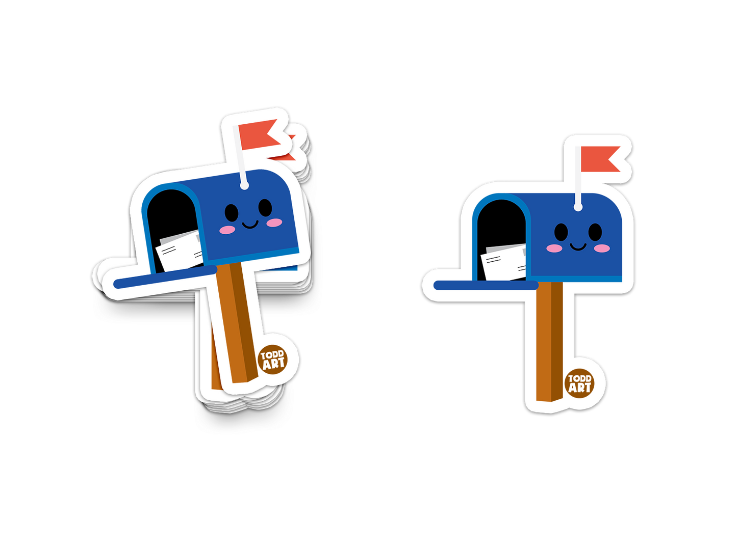 Mail Box - 3" Art Sticker