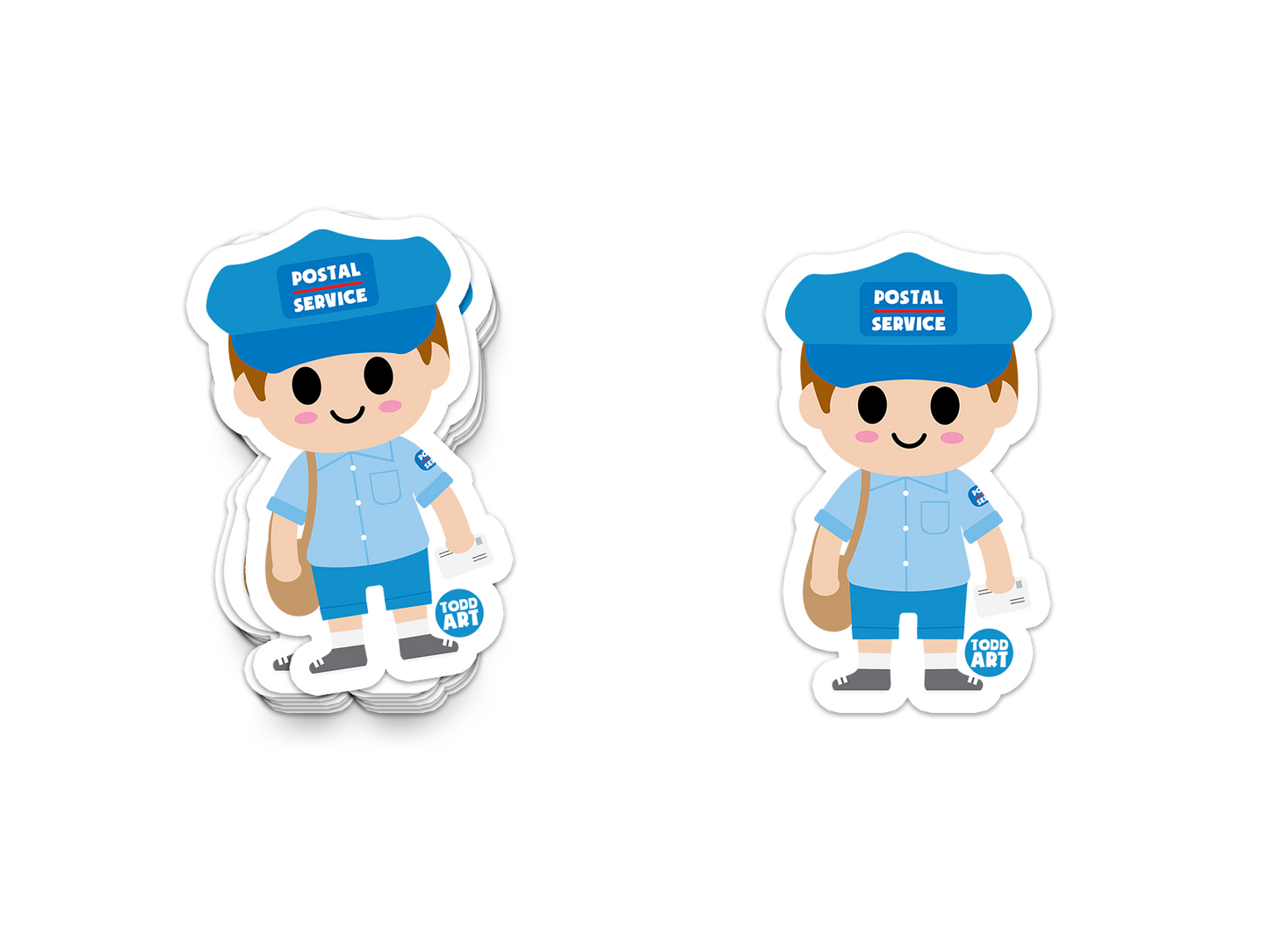 Mailman - 3" Art Sticker