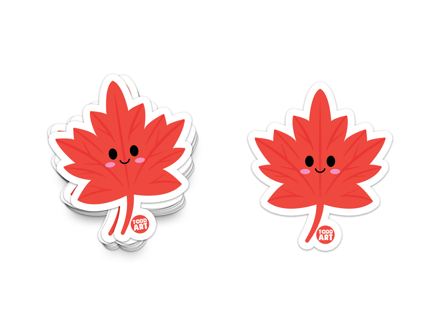 Maple Leaf - 3" Art Sticker