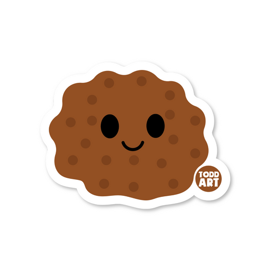 Meatball - 3" Art Sticker