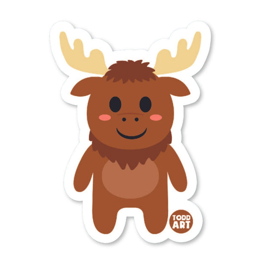 Moose - 3" Art Sticker