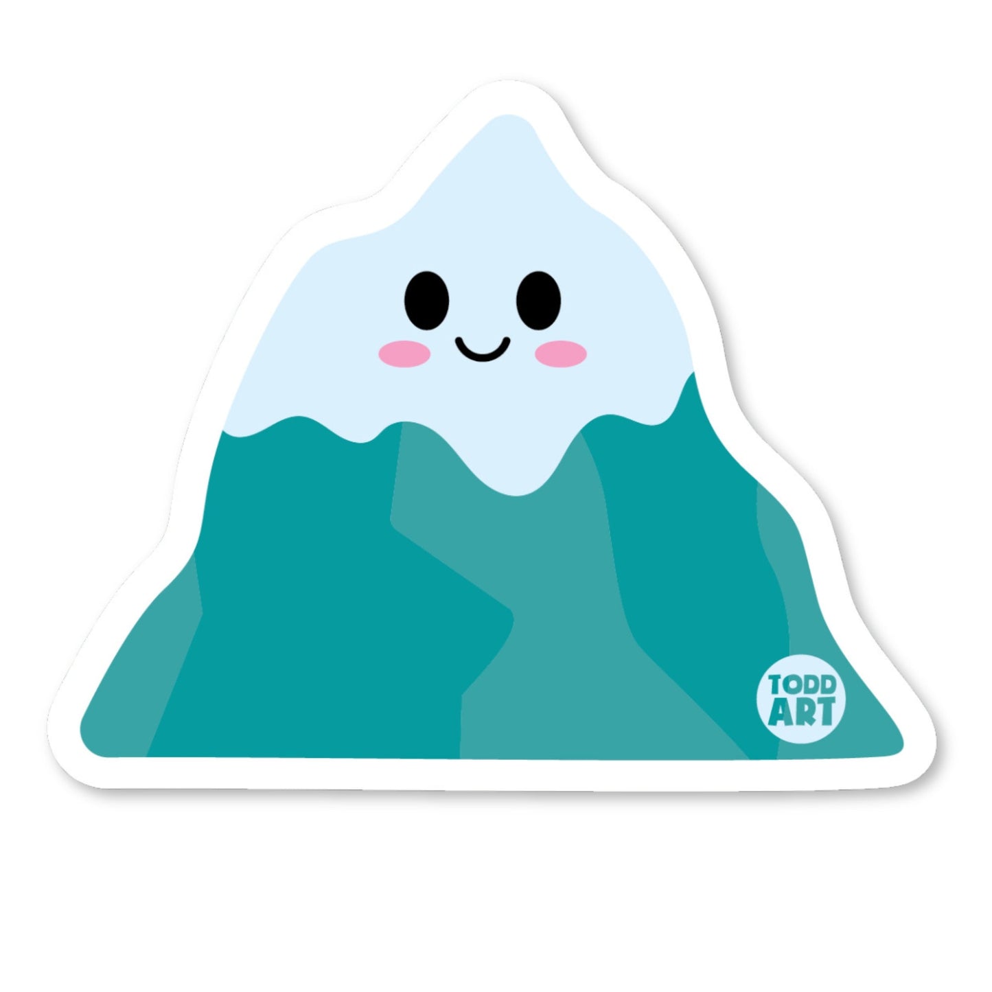 Mountain - 3" Art Sticker