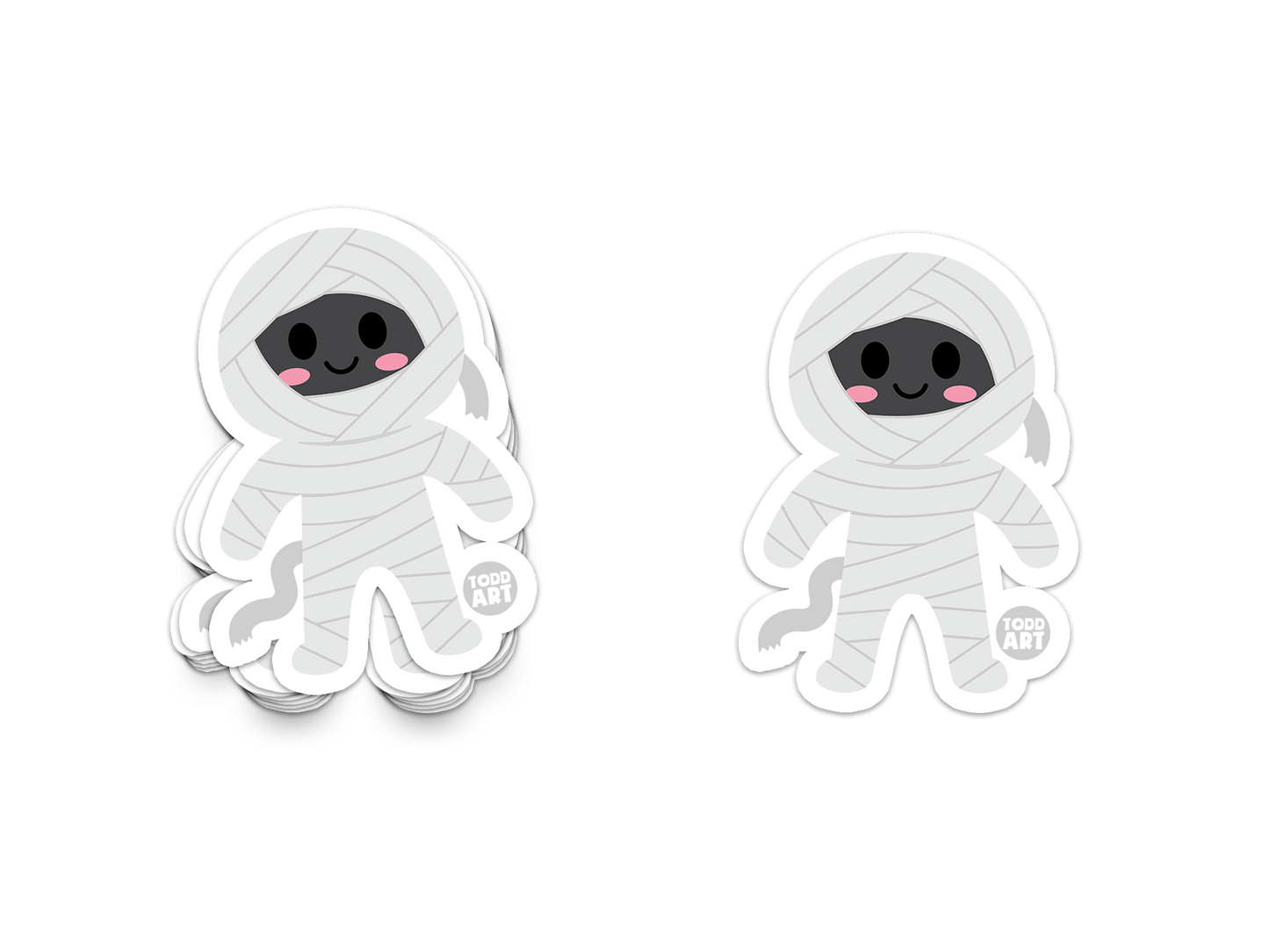 Mummy - 3" Art Sticker