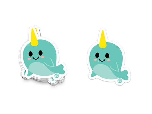 Narwhal - 3" Art Sticker