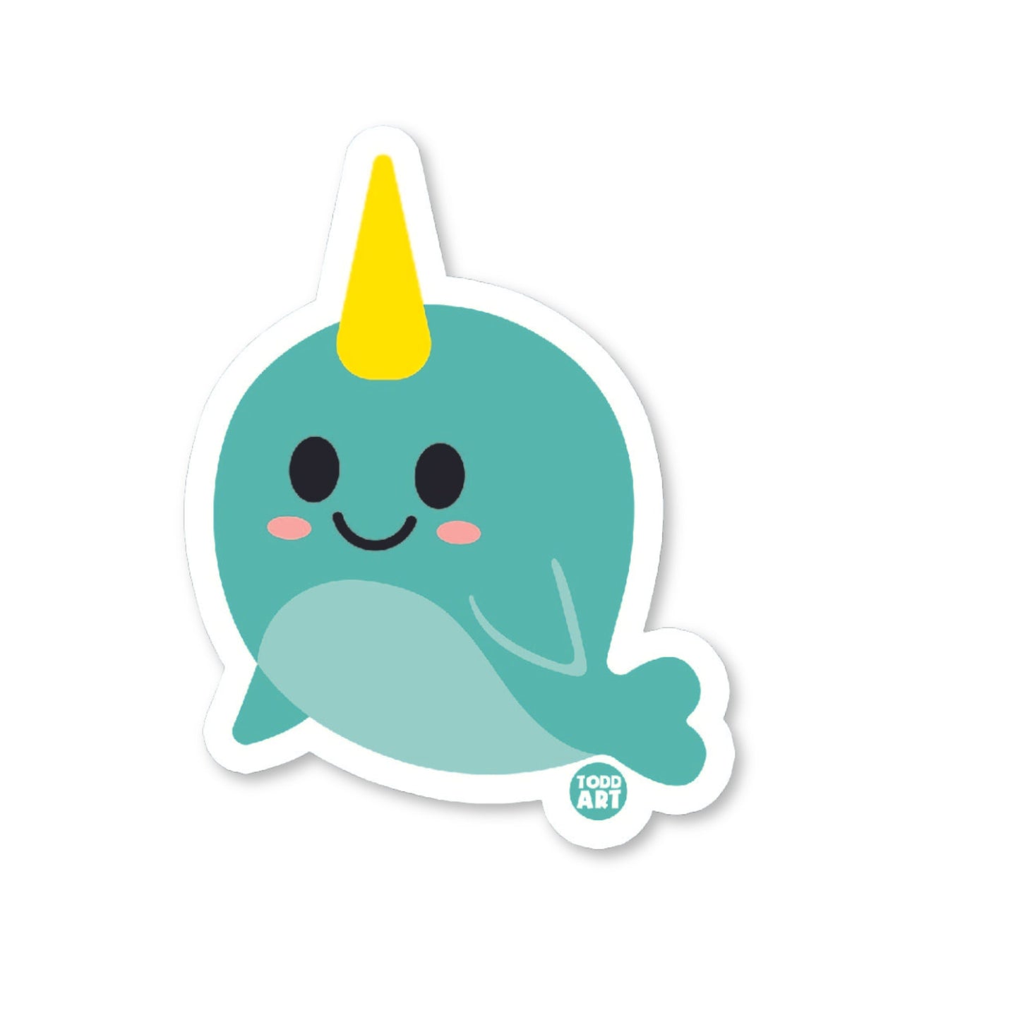 Narwhal - 3" Art Sticker