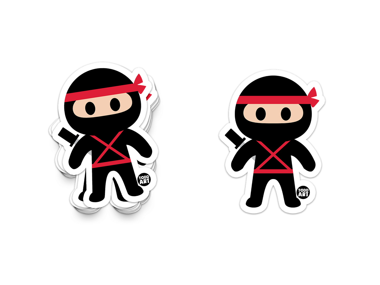 Ninja - 3" Art Sticker