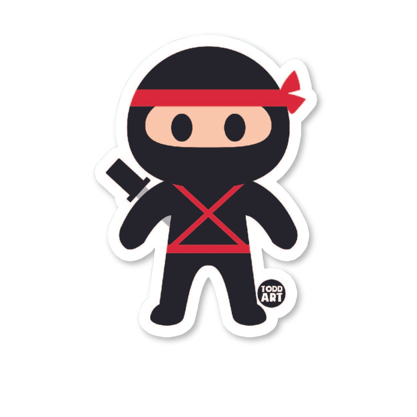Ninja - 3" Art Sticker