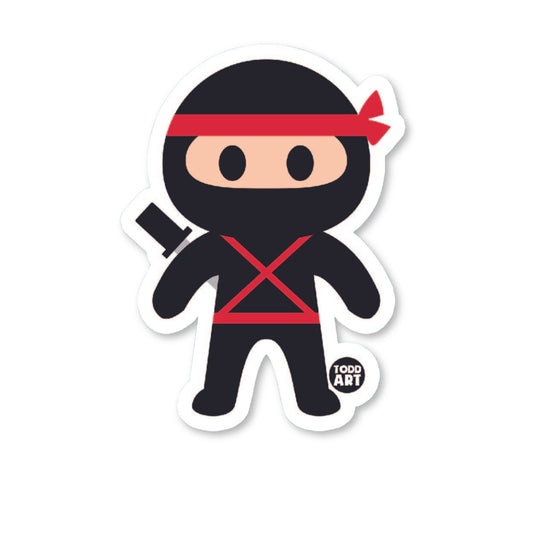 Ninja - 3" Art Sticker