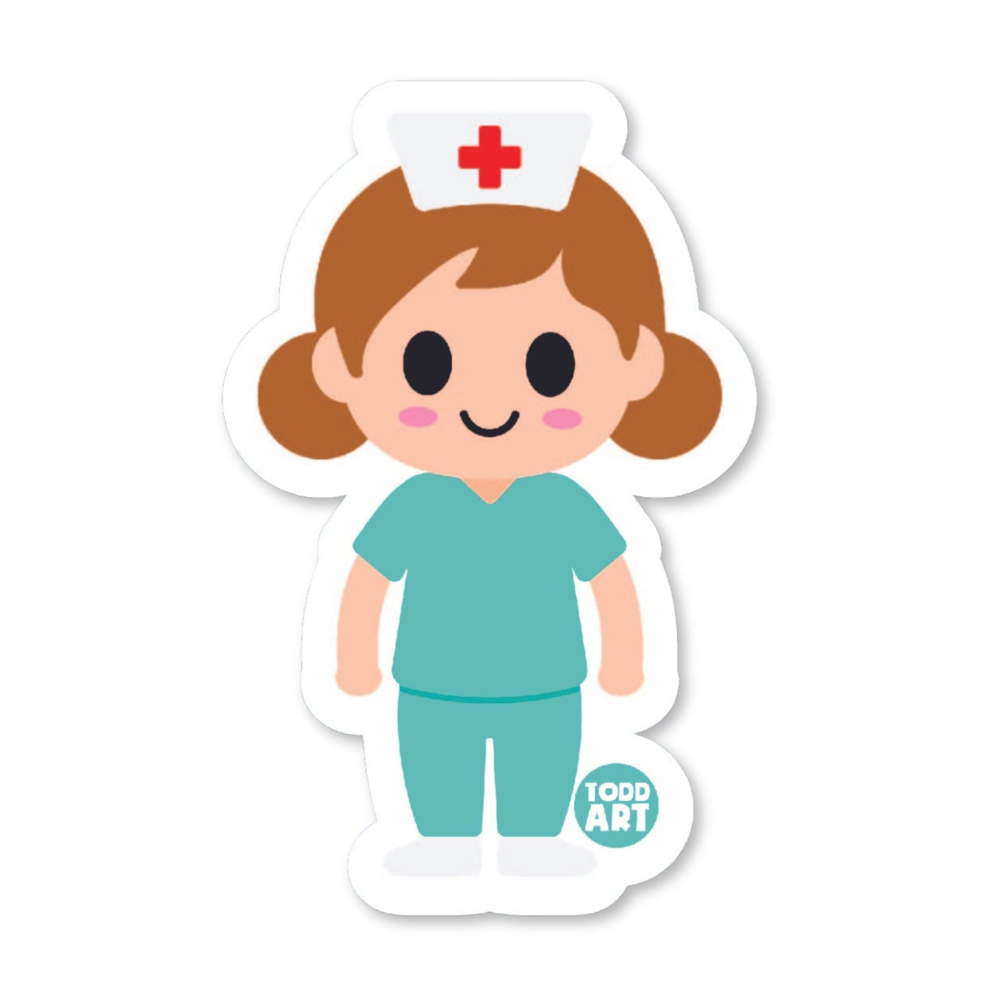 Nurse - 3" Art Sticker