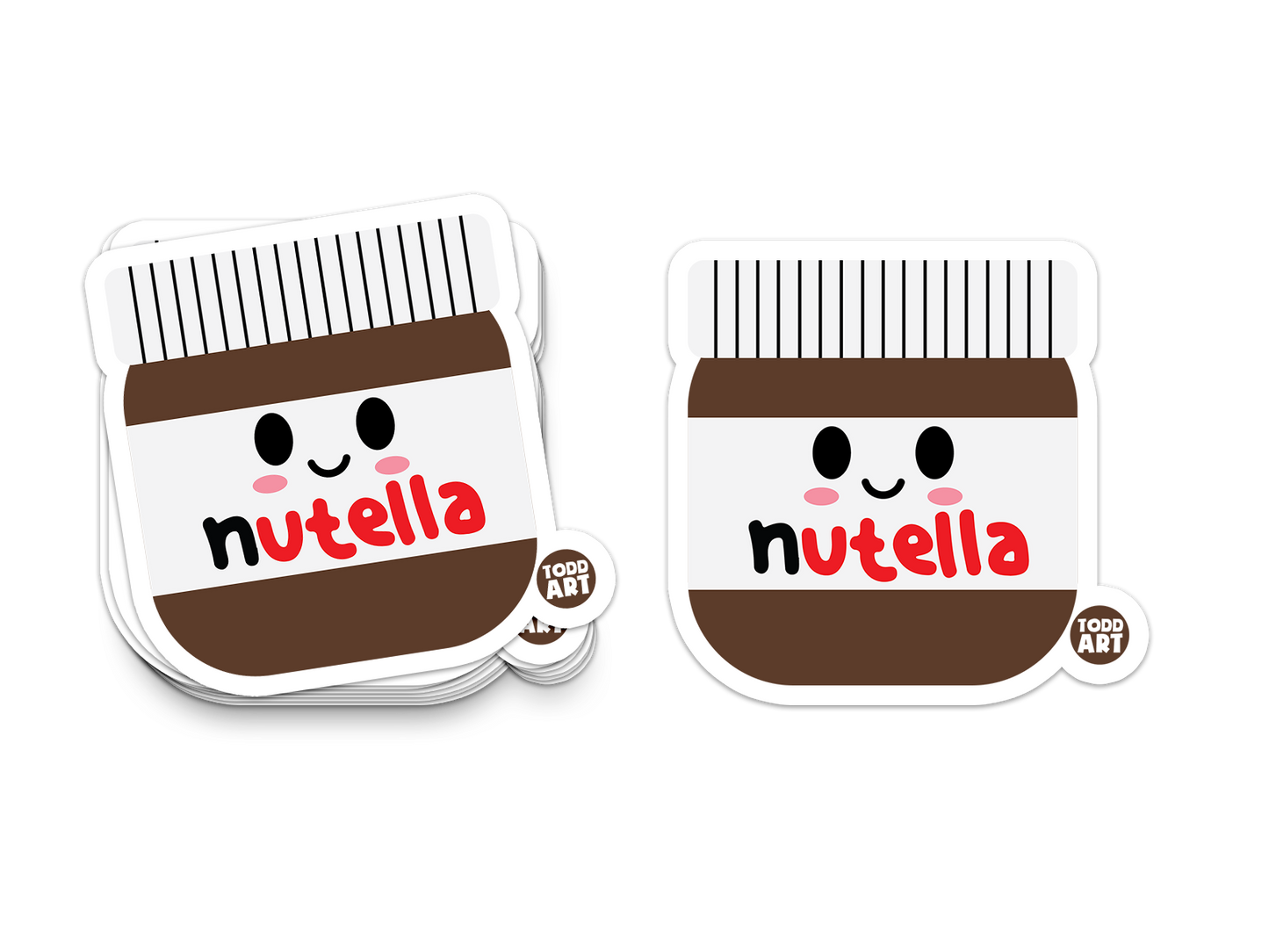 Nutella Jar - 3" Art Sticker