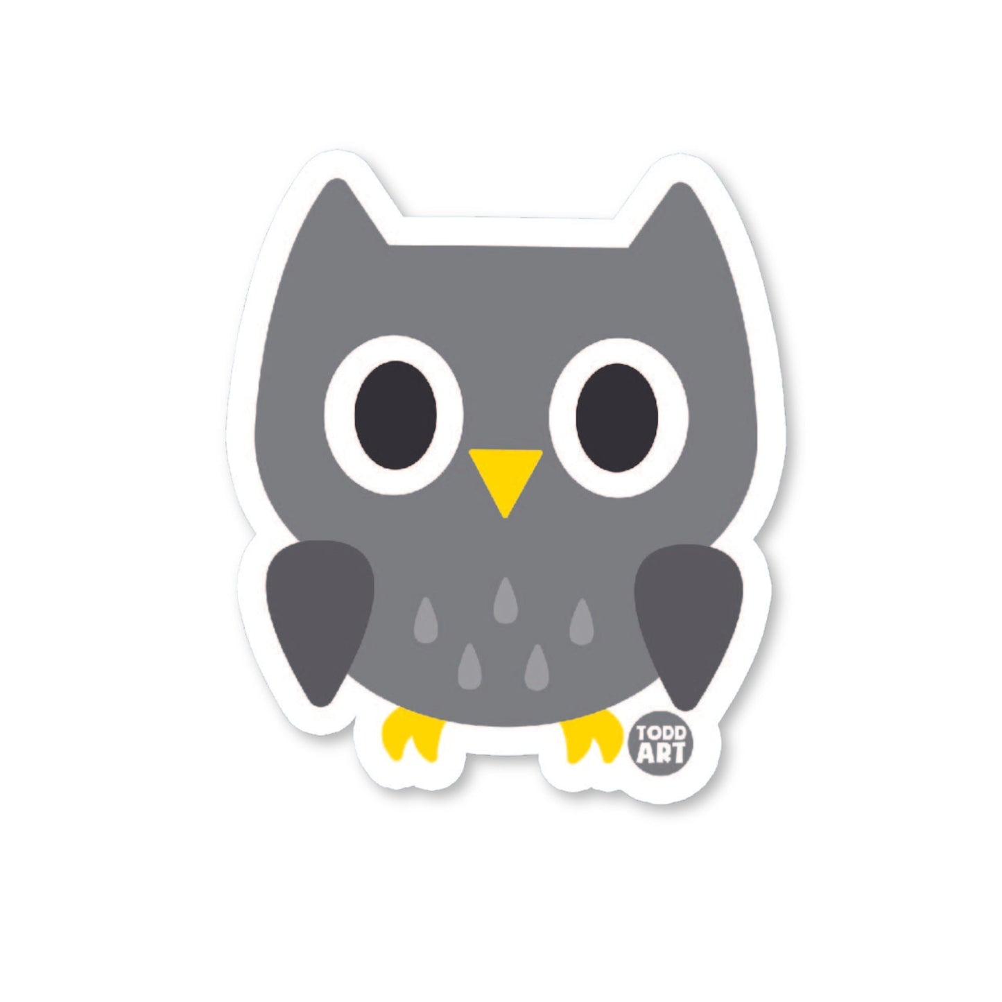 Owl - 3" Art Sticker