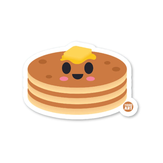 Pancakes - 3" Art Sticker