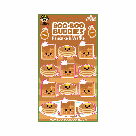 Pancake & Waffel  Vinyl Sticker Sheet