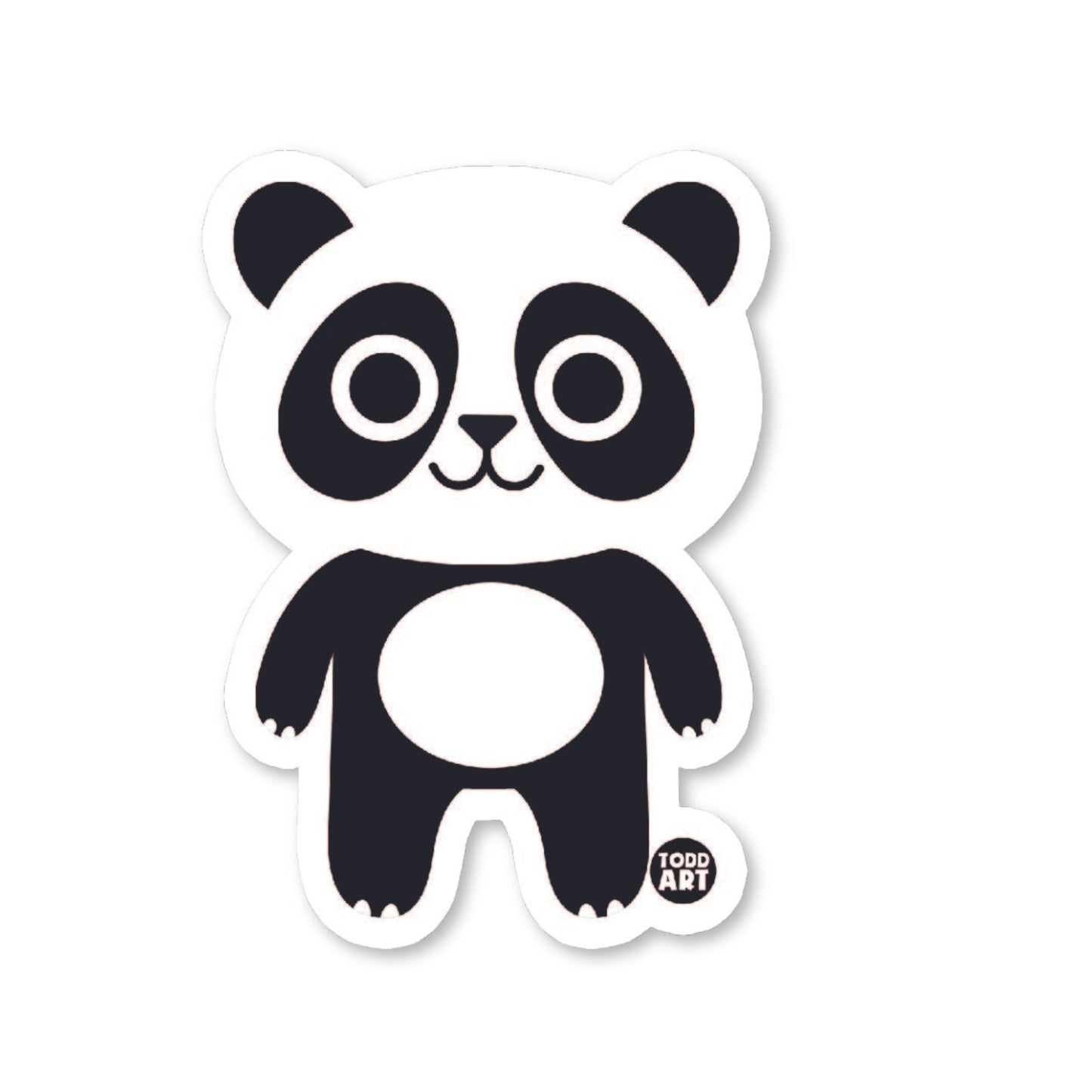 Panda Bear - 3" Art Sticker