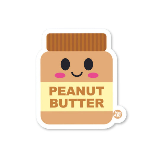 Peanut Butter Jar - 3" Art Sticker