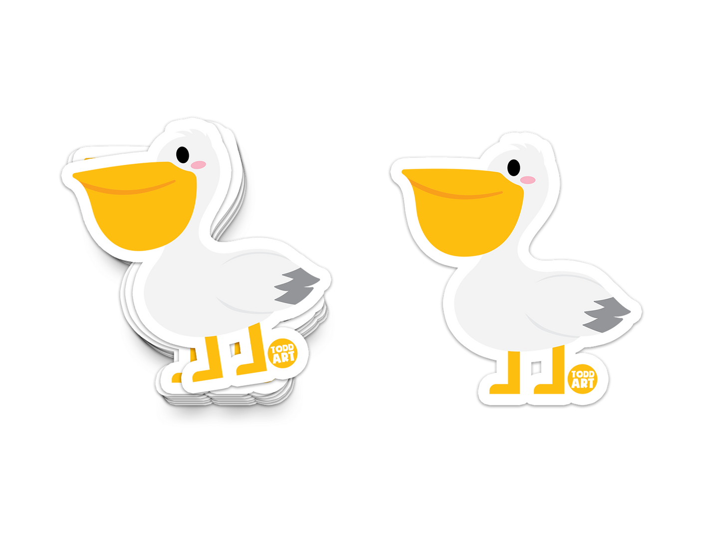 Pelican - 3" Art Sticker