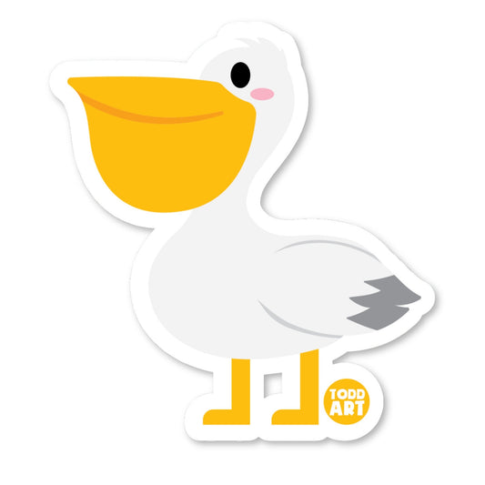 Pelican - 3" Art Sticker