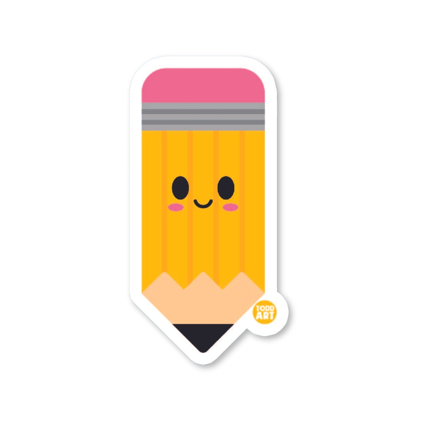 Pencil - 3" Art Sticker