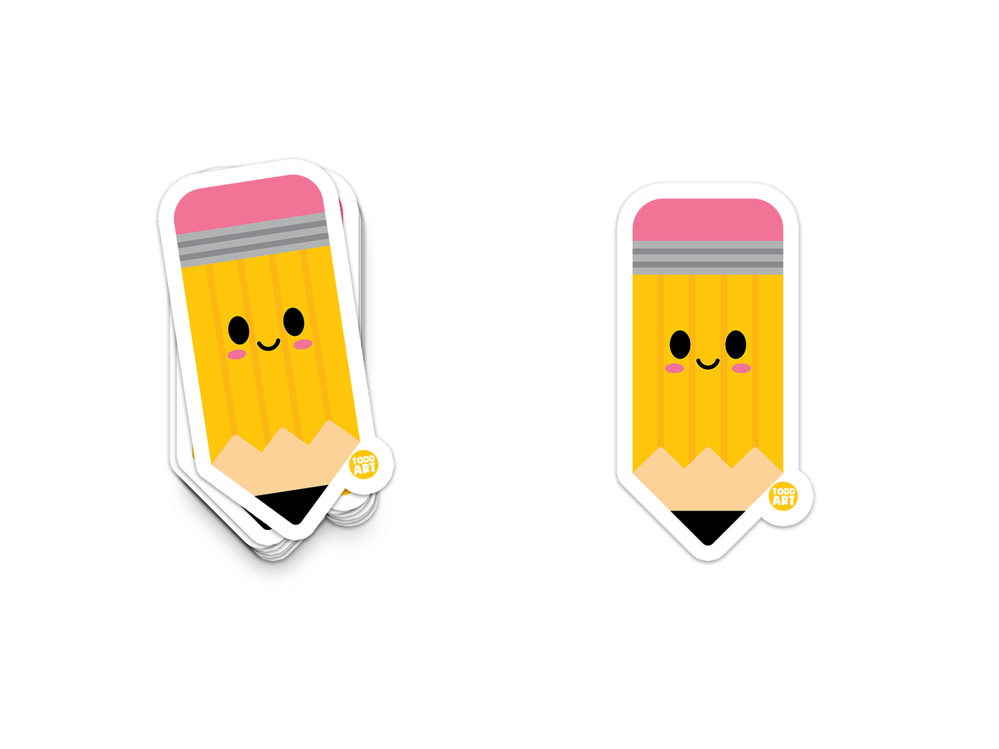 Pencil - 3" Art Sticker