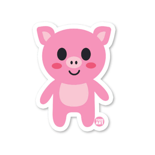 Pig - 3" Art Sticker