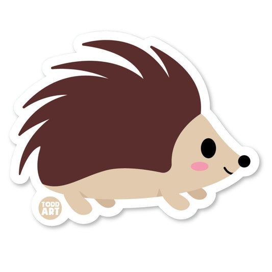 Porcupine - 3" Art Sticker