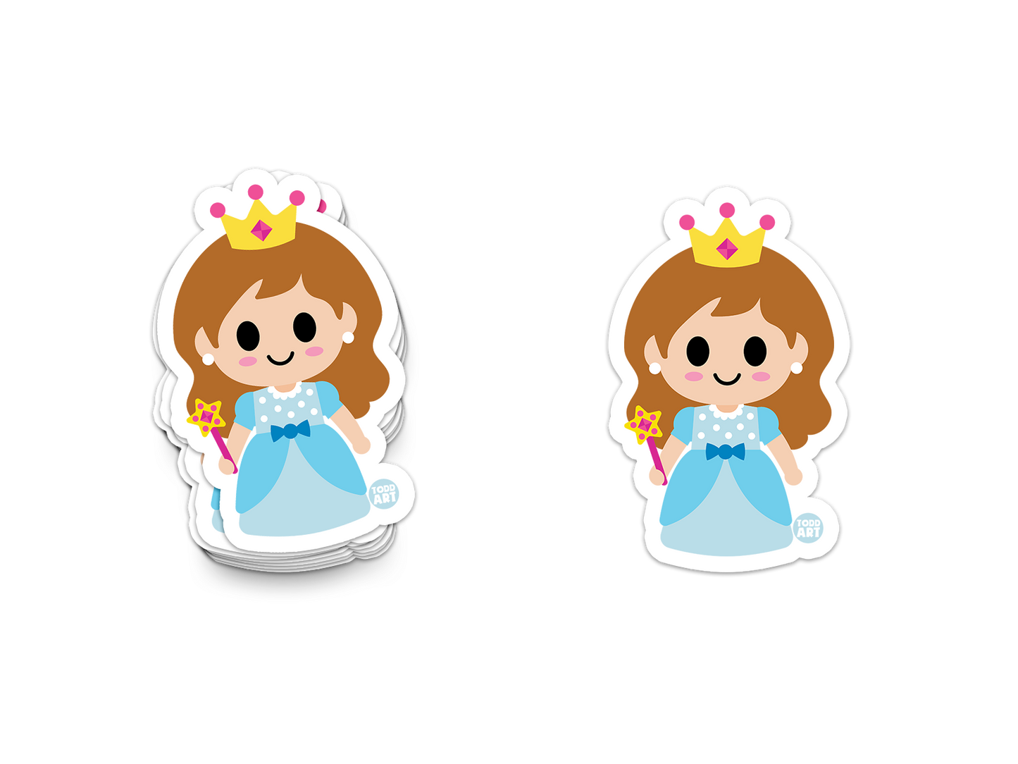 Princess - 3" Art Sticker