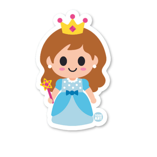 Princess - 3" Art Sticker