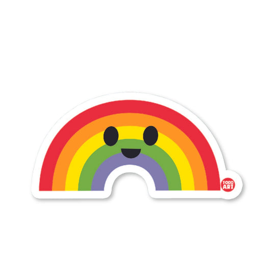 Rainbow - 3" Art Sticker