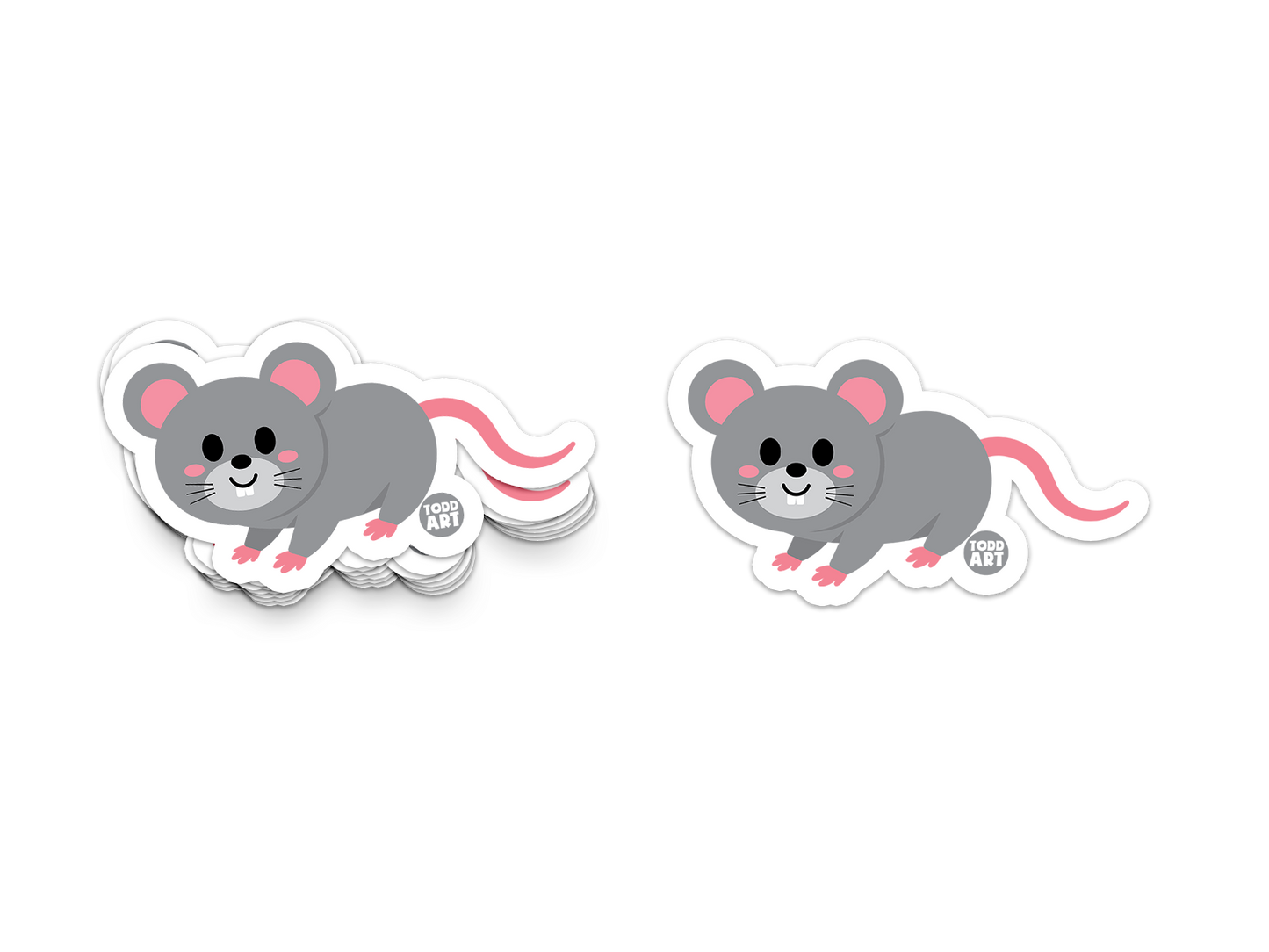 Rat - 3" Art Sticker