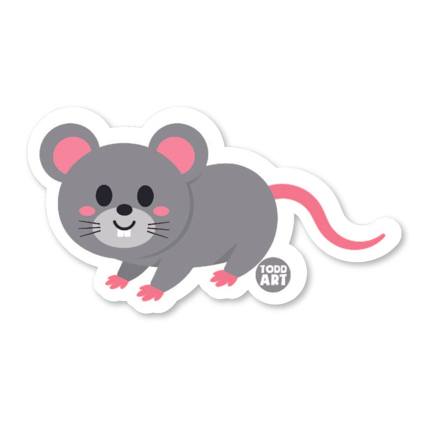 Rat - 3" Art Sticker