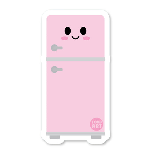 Refrigerator - 3" Art Sticker