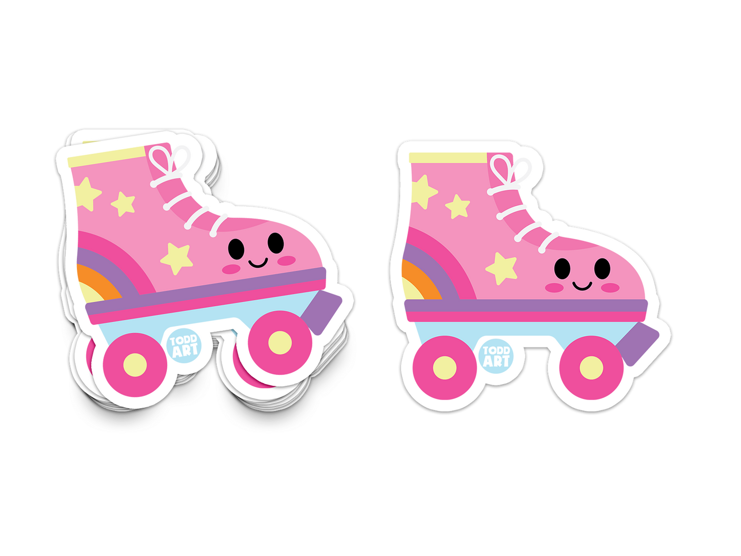 Roller - 3" Art Sticker