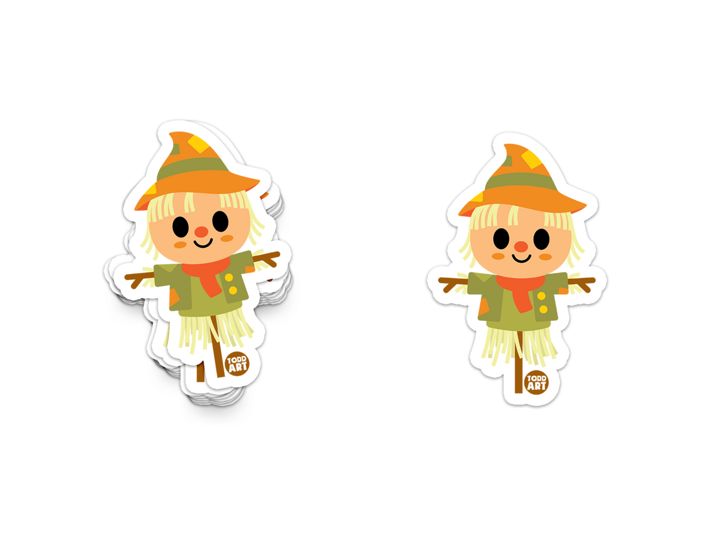 Scarecrow - 3" Art Sticker