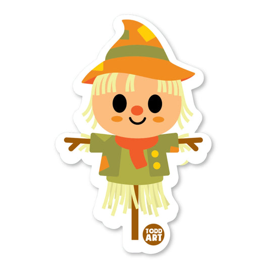 Scarecrow - 3" Art Sticker