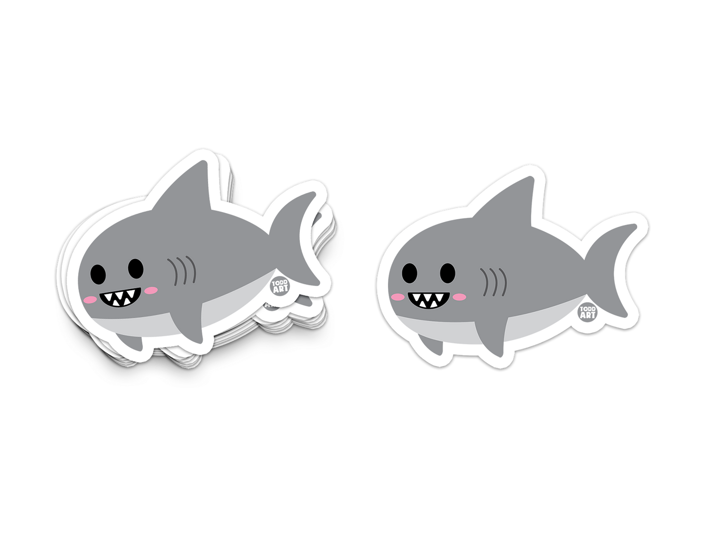Shark Sticker - 3" Art Sticker