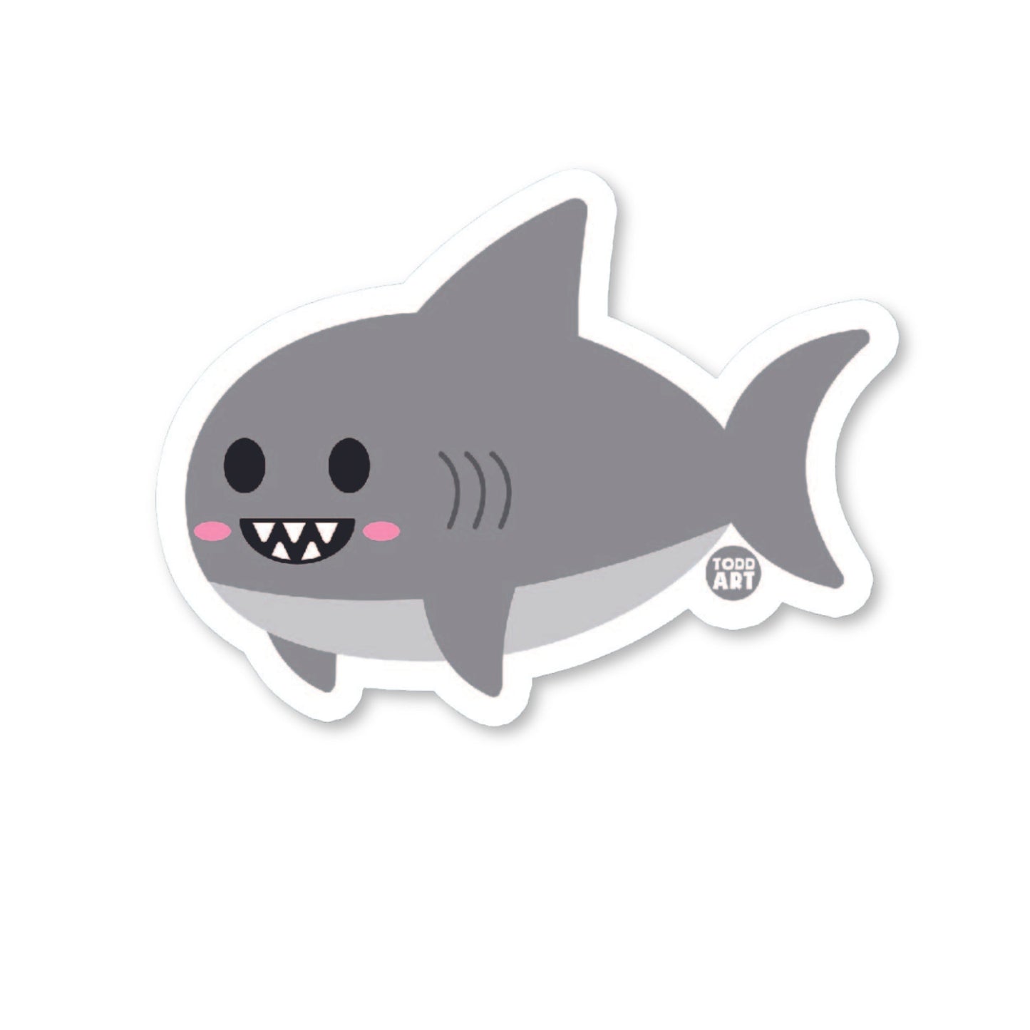 Shark Sticker - 3" Art Sticker