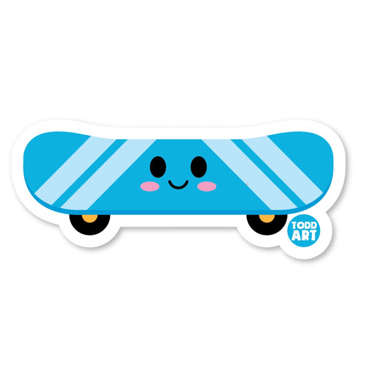 Skateboard - 3" Art Sticker