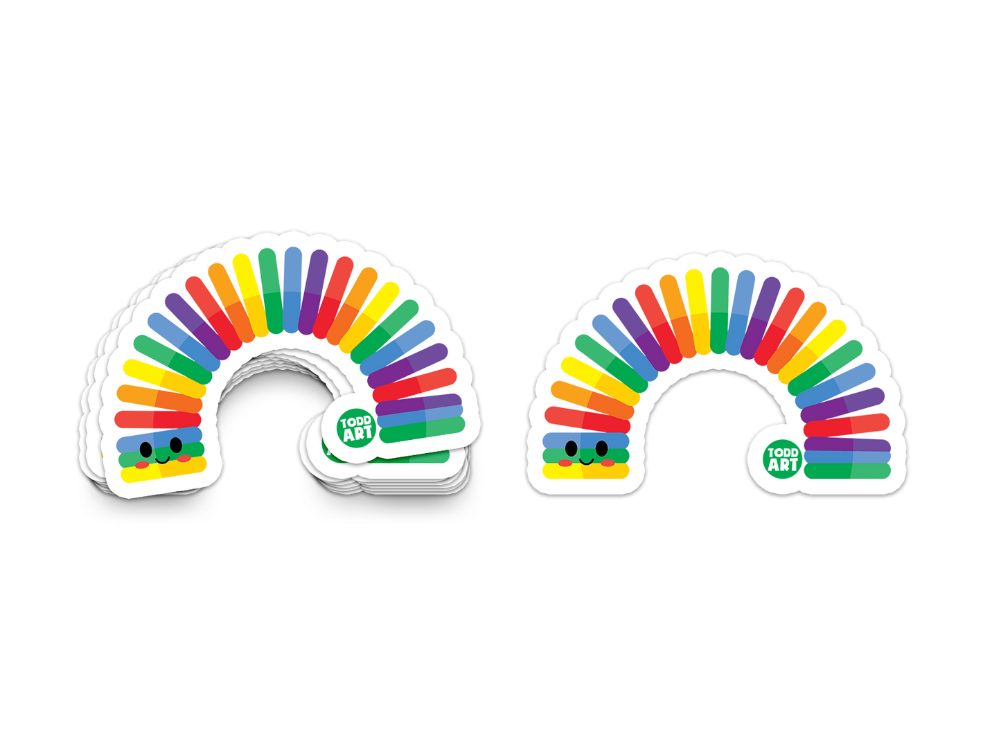 Slinky - 3" Art Sticker